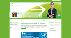 Desktop Screenshot of koelnmesse-india.com